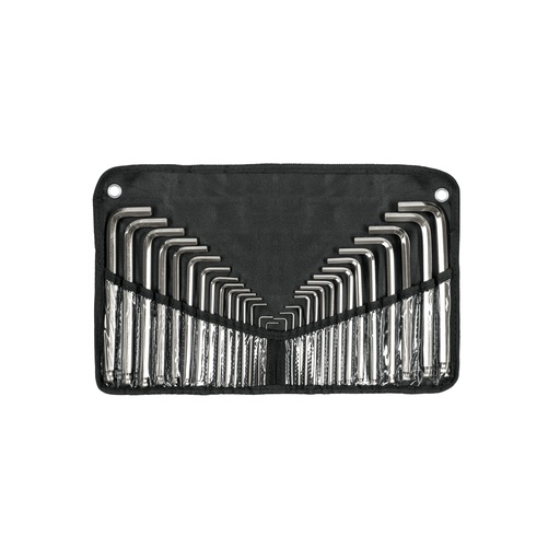 [T15562] Juego 30 llaves allen largas std y mm punta bola, estuche - Pag 219