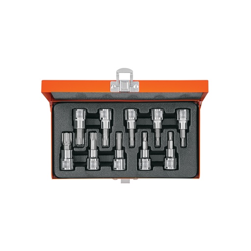 [T13976] Juego de 10 dados cuadro 3/8' punta torx, estuche metálico - Pag 117