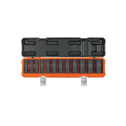 [T100945] Juego de 12 dados largos cuadro 1/2' de impacto 6 puntas std - Pag 125