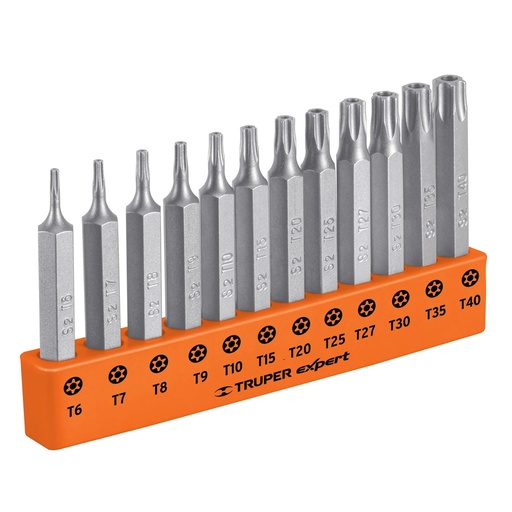 [T101675] Juego de 12 puntas torx combinadas c/seguro largo 2', Expert - Pag 426