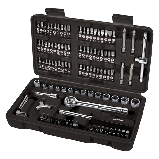 [T26091] Juego de 130 herramientas 1/4' para mecánico, Pretul - Pag 192