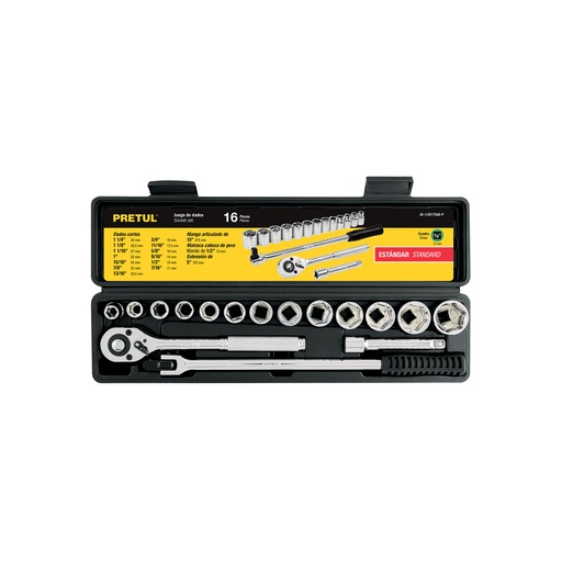 [T21172] Juego de 16 herramientas 1/2' std para mecánico, Pretul - Pag 194