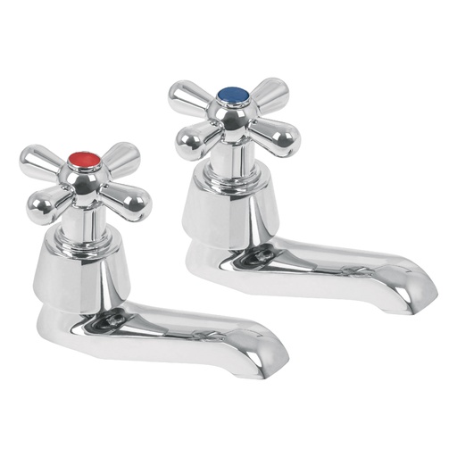 [T49805] Juego de 2 llaves individuales para lavabo, cruceta, Aqua - Pag 474