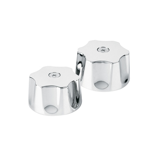 [T49485] Juego de 2 manerales para lavabo y fregadero metálicos, Aqua
