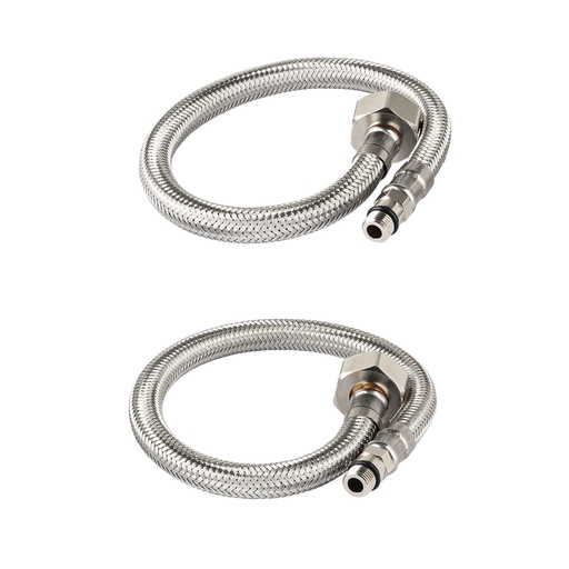 [T49436] Juego de 2 mangueras para mezcladoras tipo monomando, Basic