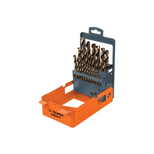 [T50004] Juego de 29 brocas HSS para metal en estuche, Truper Expert - Pag 56