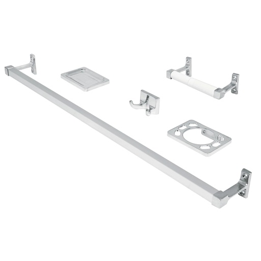 [T49607] Juego de 5 accesorios para baño metálicos, Foset Basic - Pag 625