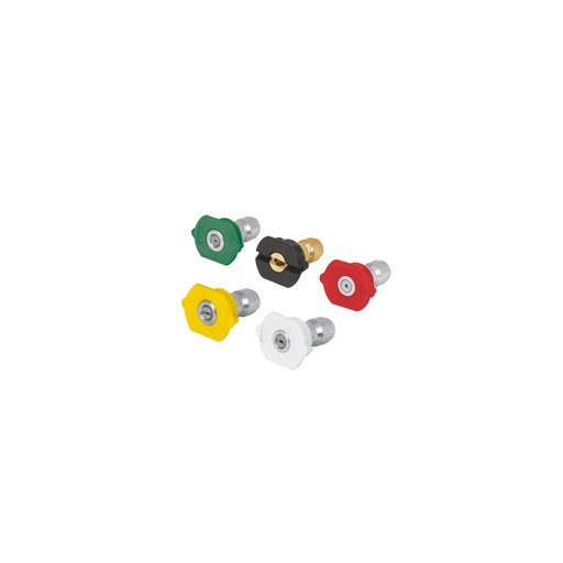 [T15766] Juego de 5 boquillas para hidrolavadora LAGAS-4000, Truper