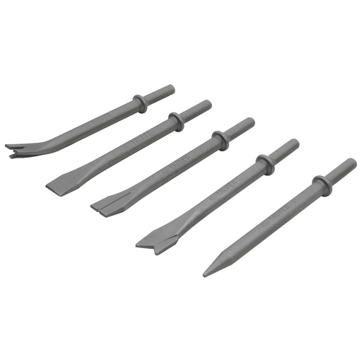 [T19387] Juego de 5 cinceles para martillo neumático TPN-711, Truper