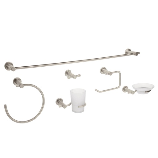 [T49682] Juego de 6 accesorios para baño acabado satín, Foset Element - Pag 651