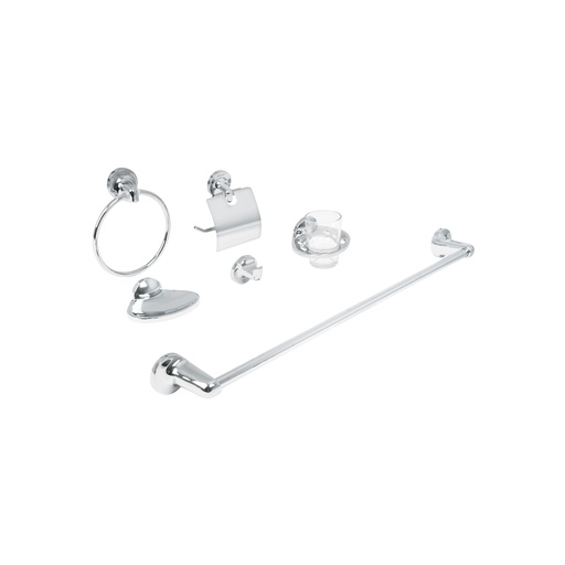 [T49395] Juego de 6 accesorios para baño metálicos, Foset Aqua - Pag 634