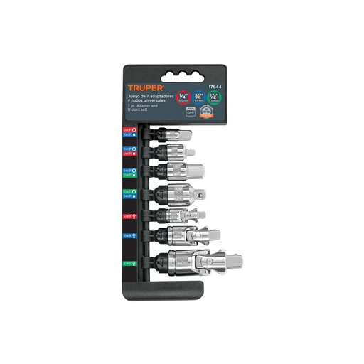 [T17844] Juego de 7 piezas de adaptadores y nudos universales, Truper - Pag 124