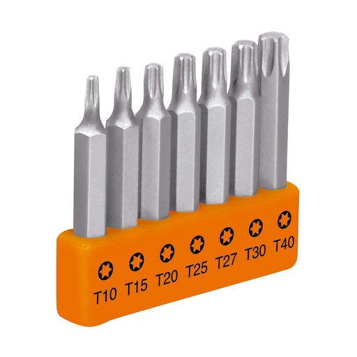 [T17796] Juego de 7 puntas torx combinadas largo 2', Truper Expert - Pag 426