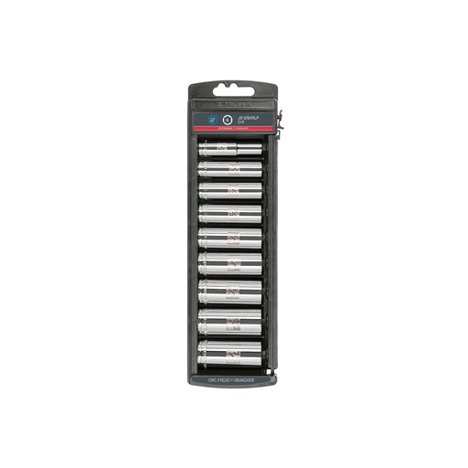 [T14172] Juego de 9 dados largos cuadro 3/8' std, Truper - Pag 117