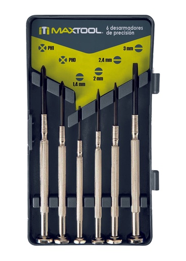 [A307502] Juego desarmadores de precision 6 piezas eco