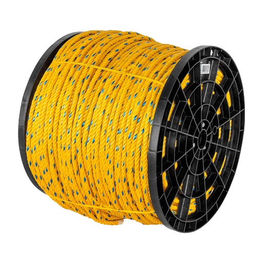 [T44487] Kilo de cuerda amarilla de polipropileno 10 mm, rollo 20 kg - Pag 556