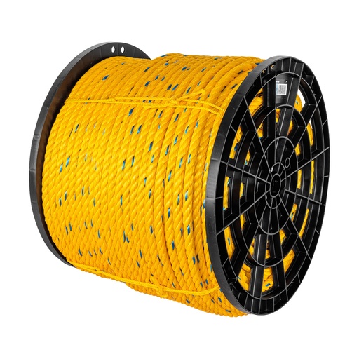 [T44490] Kilo de cuerda amarilla de polipropileno 16 mm, rollo 30 kg - Pag 556