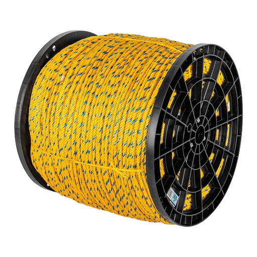 [T44485] Kilo de cuerda amarilla de polipropileno 6 mm, rollo 20 kg - Pag 556