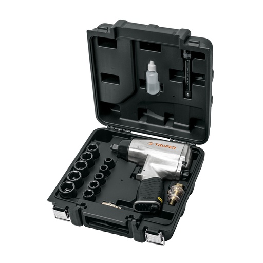 [T19372] Kit de llave de impacto 1/2' con estuche plástico, Truper - Pag 97