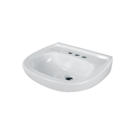 [T44002] Lavabo cerámico con rebosadero, blanco, Foset - Pag 542