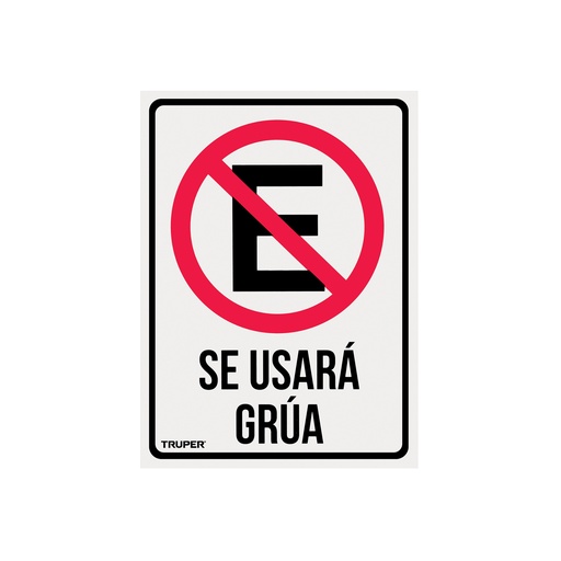 [T18347] Letrero de señalización 'NO ESTACIONARSE', 25 x 34 cm - Pag 362