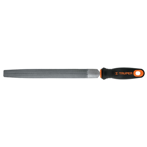 [T11243] Lima media caña bastarda 10' mango doble inyección, Truper