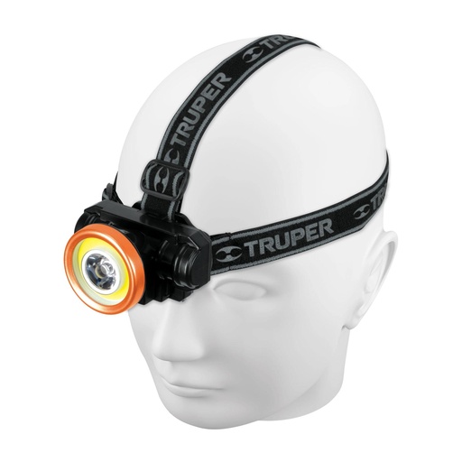[T102150] Linterna de minero LED/COB 80 lm recargable, Truper - Pag 206
