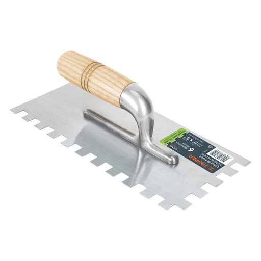 [T102703] Llana 11' dentado cuadrado 1/2', 6 remaches, mango madera - Pag 210