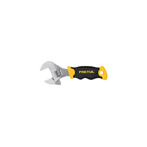 [T28219] Llave ajustable (perico corto) 6' cromada con grip, Pretul - Pag 283