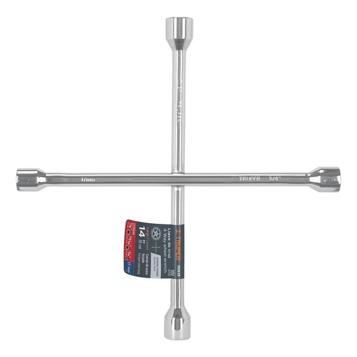 [T102635] Llave de cruz 14' pulida y cromada, Truper - Pag 23