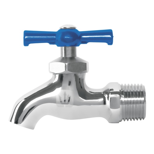 [T49086] Llave de nariz de latón cromado, 135 g, entrada 1/2', Foset - Pag 505