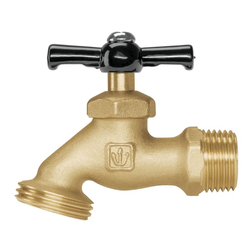 [T49074] Llave para manguera, de latón, 100 g, 1/2', Foset Basic - Pag 505