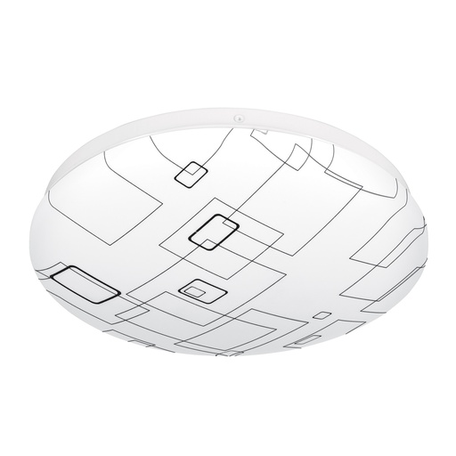 [T43177] Luminario LED 15 W plafón decorativo cuadros luz día