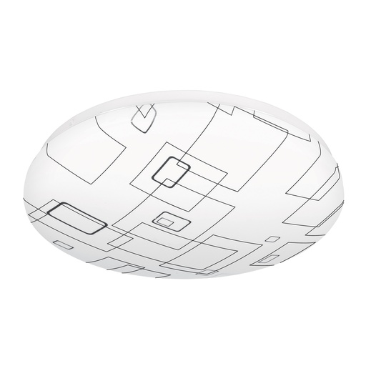 [T43178] Luminario LED 18 W plafón decorativo cuadros luz día