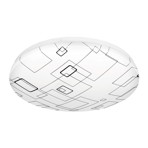 [T43179] Luminario LED 22 W plafón decorativo cuadros luz día