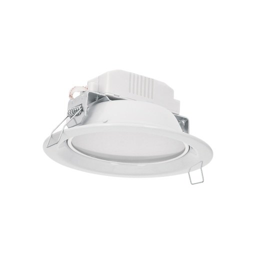 [T48095] Luminario LED empotrado redondo de 6 W, luz cálida, Volteck - Pag 454