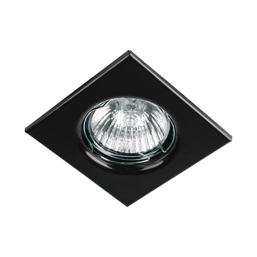 [T45567] Luminario cuadrado negro spot fijo, lámpara no incluida - Pag 597