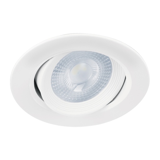 [T46944] Luminario de LED 5 W empotrar redondo blanco spot dirigible