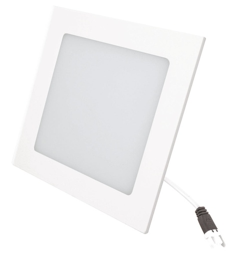 [A117933] Luminario empotrable cuadrado LED, Linea ECO, 6 W, luz calida 2700K