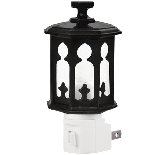 [A309704] Luz de noche con interruptor, faro negro