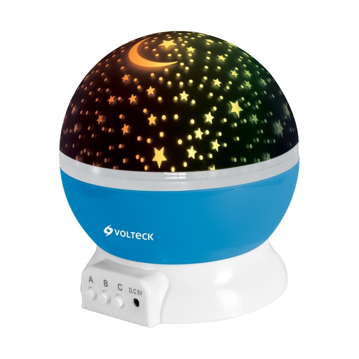 [T47866] Luz de noche proyector de estrellas, Volteck