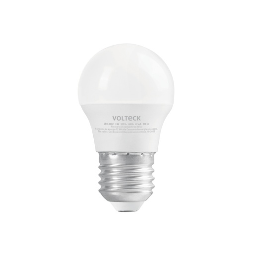 [T46854] Lámpara LED G45 3 W (equiv. 25 W), luz de día, blíster - Pag 442