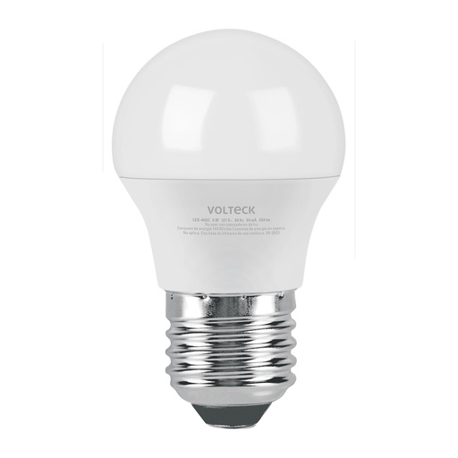 [T46278] Lámpara LED G45 6 W (equiv. 40 W), luz cálida, blíster