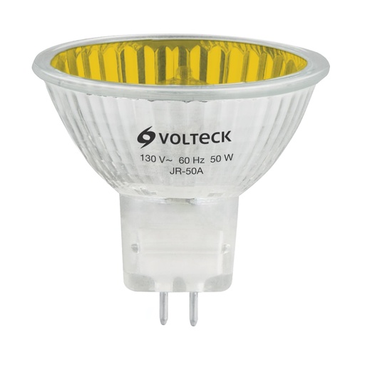 [T47256] Lámpara de halógeno amarillo 50 W tipo MR16 en caja, Volteck - Pag 591