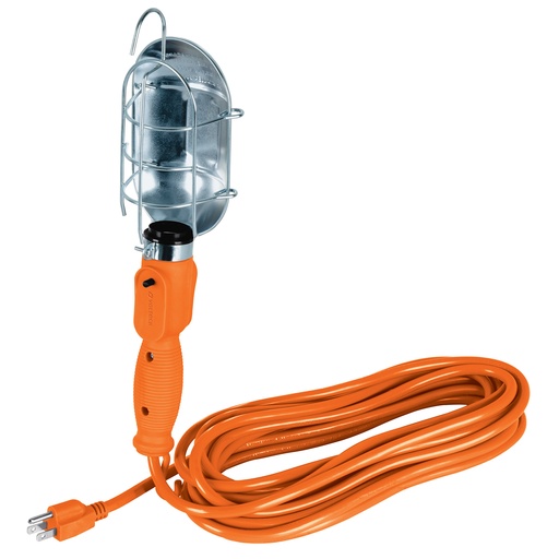 [T47259] Lámpara de taller con canastilla metálica 7.5 m, Volteck - Pag 421