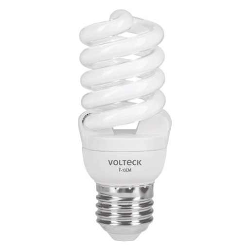 [T48504] Lámpara espiral mini T2 13 W luz de día en blíster, Volteck - Pag 588