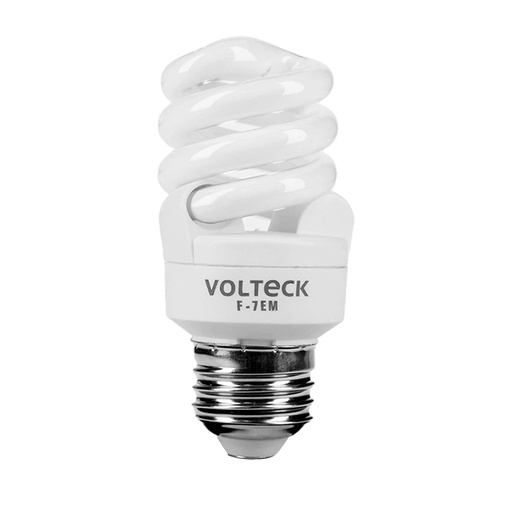 [T48202] Lámpara espiral mini T2 7 W luz de día en blíster, Volteck - Pag 588