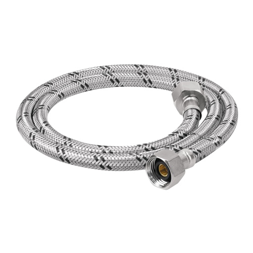 [T49526] Manguera lavabo/fregadero, acero inox, 1/2' x 1/2', 100 cm - Pag 512