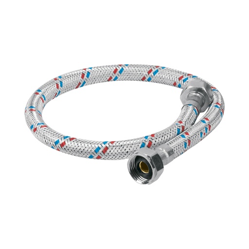 [T26021] Manguera lavabo/fregadero, aluminio, 1/2' x 1/2', 55 cm - Pag 513