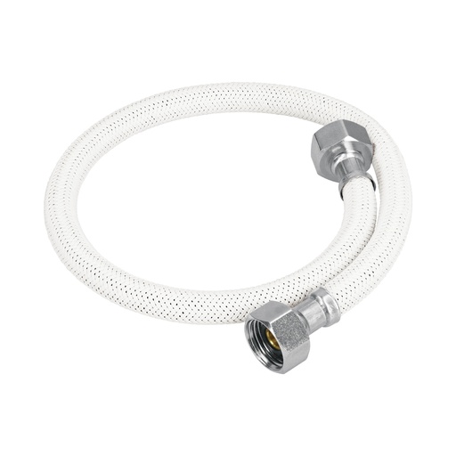 [T45313] Manguera lavabo/fregadero, vinilo blanco, 1/2' x 1/2', 55 cm - Pag 513